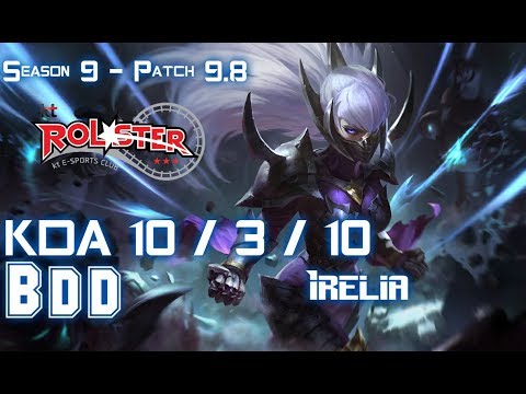 KT BDD IRELIA vs LEBLANC Mid - Patch 9.8 KR Ranked