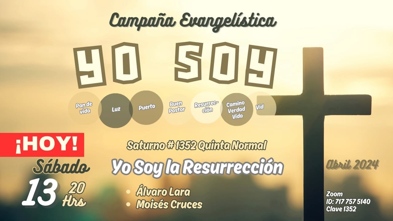 "Yo soy" la Resurrección | Álvaro Lara - Moisés Cruces | 13/04/2024
