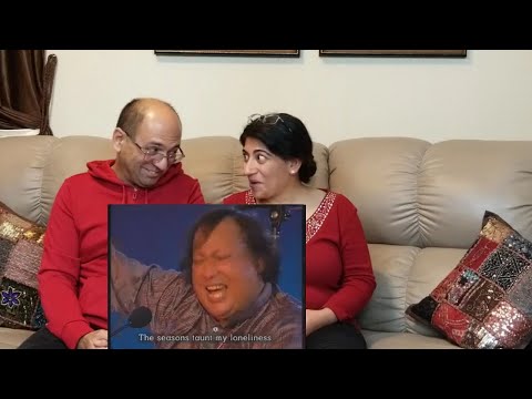 Akhiyan Udeek Dian - Ustad Nusrat Fateh Ali Khan - Official HD Video | REACTION !!
