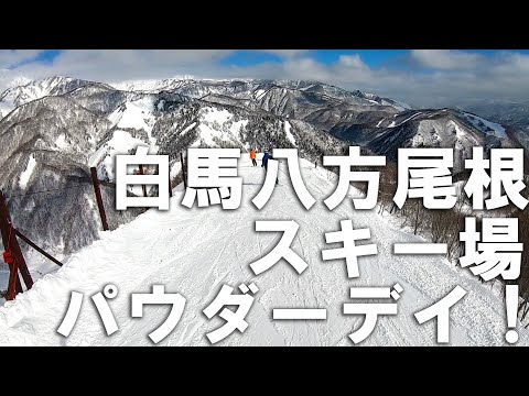 【スキー】白馬八方尾根スキー場パウダーを楽しむ！2021/02 Japan Happo-One, HAKUBA, Ski