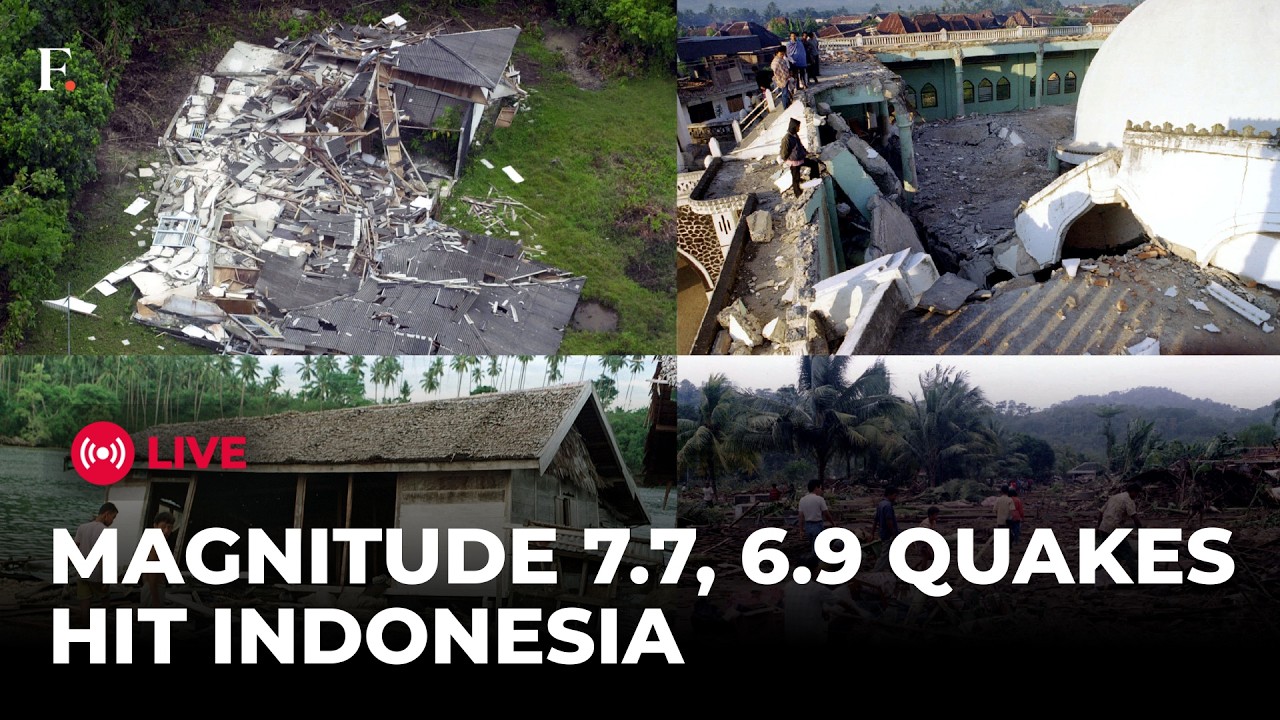 INDONESIA EARTHQUAKE LIVE | Second 7.7 Magnitude Quake Strikes Sumatra as Death Toll Mounts to 47