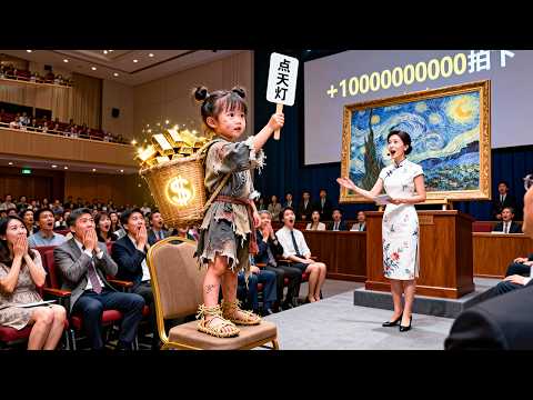 Beggar girl bids at auction, mocked—flashes black card! Shocker: she's the hidden world's richest!