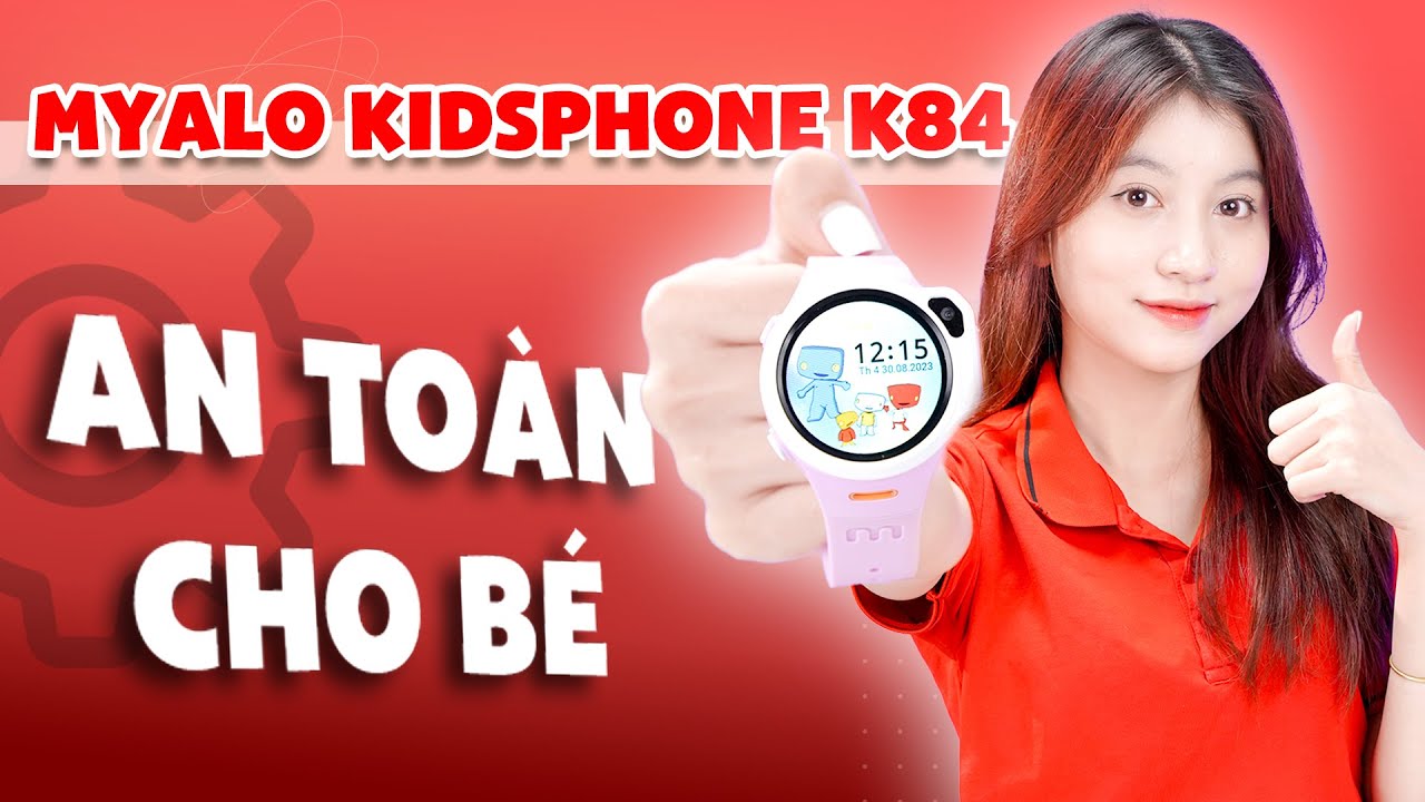 Đồng hồ thông minh trẻ em Myalo KidsPhone K84:  Đầy đủ tiện ích cần thiết cho bé | CellphoneS