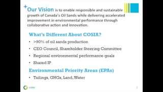 preview picture of video 'Water Initiatives in Canada's Oil Sands Innovation Alliance'