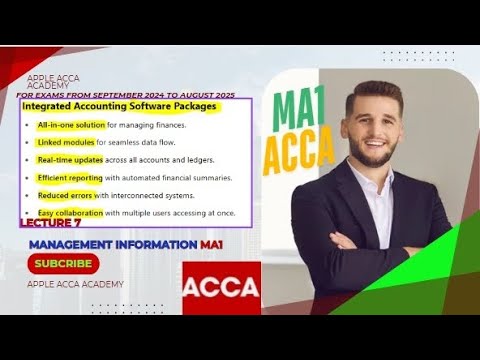 ACCA MA1 Lecture 7: Integrated Accounting Software Packages – Key Features & Benefits