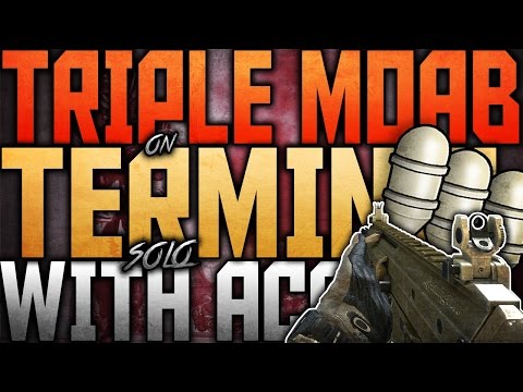 *SOLO* Triple Moab on Terminal w/ ACR (6v6 Domination) - CoD Mw3