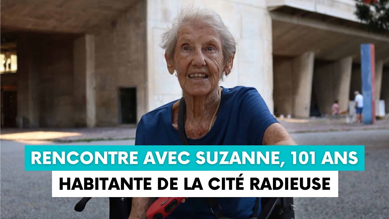 Rencontre avec Suzanne, 101 ans, habitante rayonnante de la Cité radieuse à Marseille