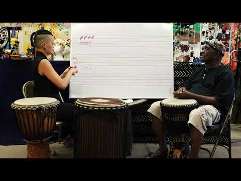 Learning Rhythm Through West African Music - Tutorial 6: (Yankidi part 3, Makru)