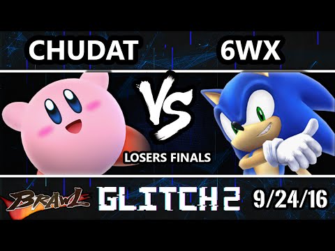 Glitch 2 Brawl - Circa | 6WX (Sonic) Vs. VGBC | Chudat (Kirby) SSBB Losers Finals