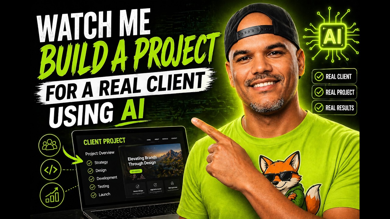 Building A Project For A Real Client Using AI Live