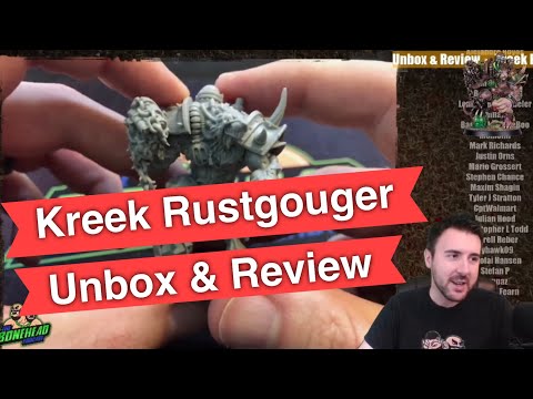 Kreek “The Verminator” Rustgouger (Forge World) - Unbox & Review | Blood Bowl (Bonehead Podcast)