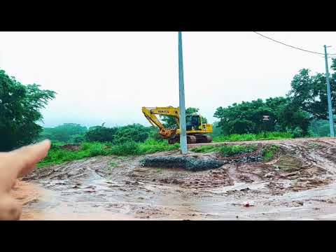 09/12 - Bastante Chuva | canteiro de Obras da nova ponte JK - Porto dos Barquinhos em Aguiarnópolis 