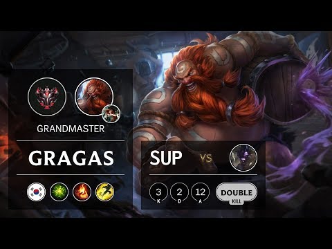 Gragas Support vs Alistar - KR Grandmaster Patch 9.7