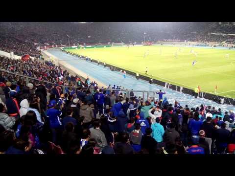 "con esta hinchada loca  u de chile  5 5 2017" Barra: Los de Abajo • Club: Universidad de Chile - La U