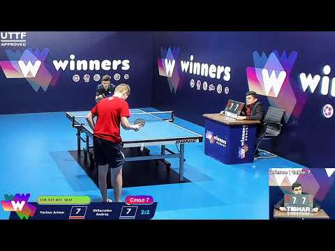 Yurkov Artem -Skliarenko Andrey. WINners. CUP Table Tennis 7 02.01.2021 12:15-14:45