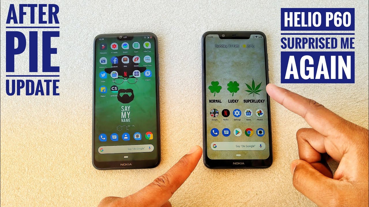 Nokia 6.1 Plus Vs Nokia 5.1 Plus Speed Test and RAM management check after the Pie Update.