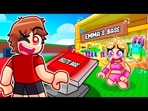 I Used The DELETE BASE Glitch To Troll MY CRAZY FAN GIRLS In Steal A Brainrot...