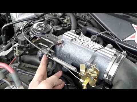 2V Crown Vic 78mm BBK Mustang throttle body intake plenum.