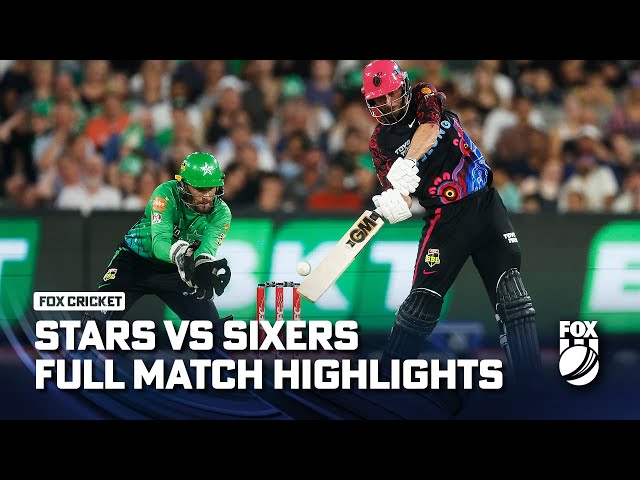 Melbourne Stars vs. Sydney Sixers – Full Match Highlights 06/01/2023 | Fox Cricket
