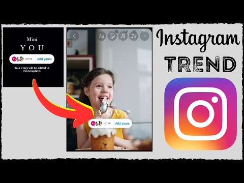 Mini You Instagram Trend Tutorial | Mini You Add Yours Sticker