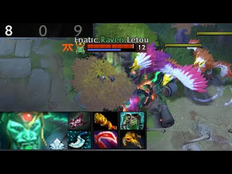 Raven - Wraith king | Quincy Crew vs Fnatic  (game 1) BO2 | The International 2021