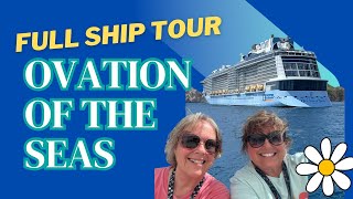 FULL TOUR of Royal Caribbean | OVATION of the seas| Quantum class ship #cruisetour #cruising 
