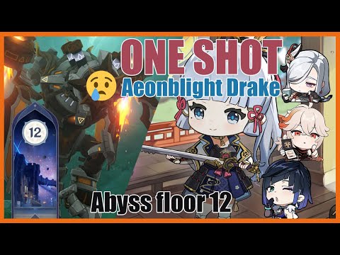 ONE SHOT Aeonblight Drake  X Ayaka || Genshin Impact || ABYSS 3.2
