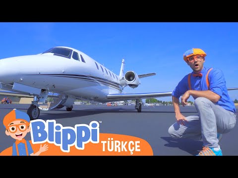Blippi Özel Jet Keşfediyor | Blippi Türkçe - Çocuklar için eğitici videolar | Türkçe Dublajlı