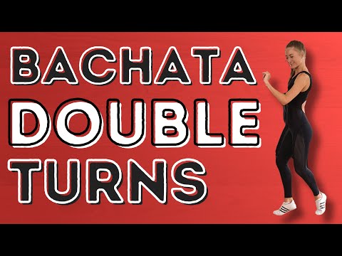 How To Do A Bachata Double Turn - Step By Step - Dance With Rasa