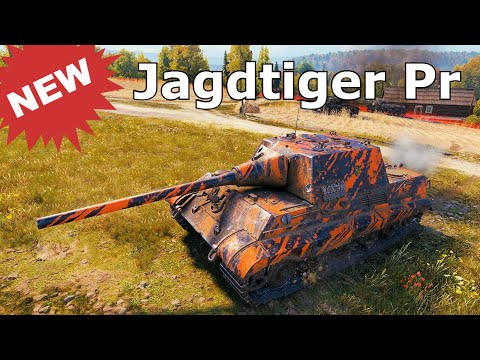 World of Tanks Jagdtiger Prototype - 5 Kills 7,4K Damage | NEW TANKS !