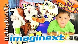 Ultra T-Rex Imaginext! Box Open Play Review HobbyPig By HobbyKidsTV