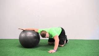 580. Stability Ball Chest Stretch