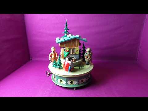 Steinbach uralte Spieluhr Nr.117 - seltenes Sammlerstück aus dem Erzgebirge