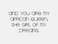African Queen With Lyrics On Screen