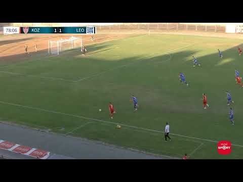 FK Kozara Gradiška - FK Leotar Trebinje 2:2 (3. kolo, m:tel Prva liga Republike Srpske)