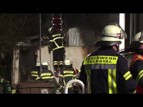 Brand in Ihringshausen: Bewohner wird schwer verletzt