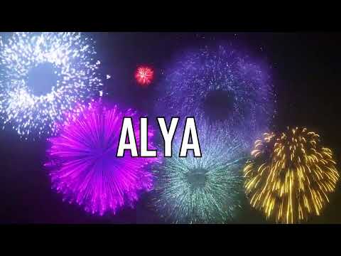 HAPPY BIRTHDAY ALYA !