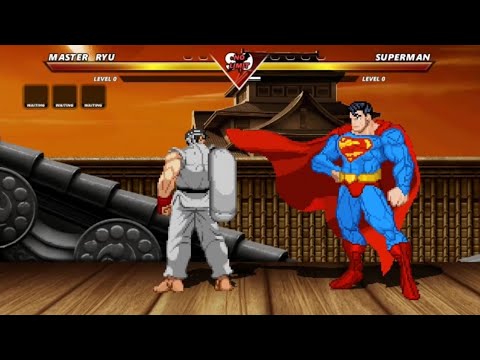 MASTER RYU & MASTER KEN vs SUPERMAN - VERY INCREDIBLY EXCITING FIGHT !