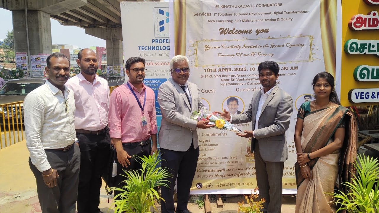 BIG NEWS! GRAND LAUNCH ALERT! | PROFENAA INFOTECH #itcompany #opening