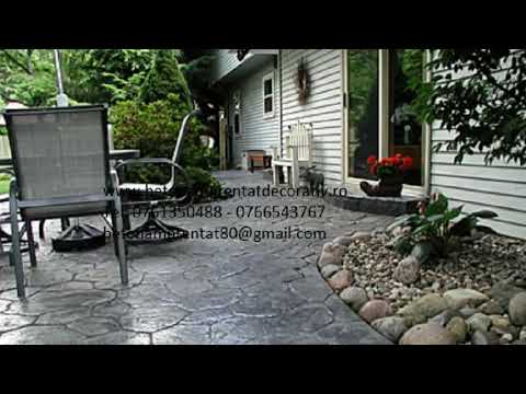 Beton Amprentat Pârâienii de Mijloc -Vâlcea Tel.0761350488 -0766543767