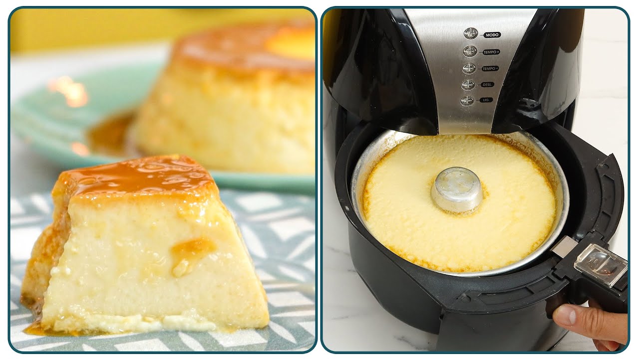 MILK PUDDING IN THE AIRFRYER | Nandu Andrade