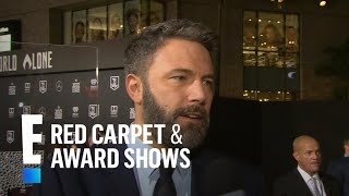 Ben Affleck Reveals Thanksgiving Plans With the Family | E! Live from the Red Carpet