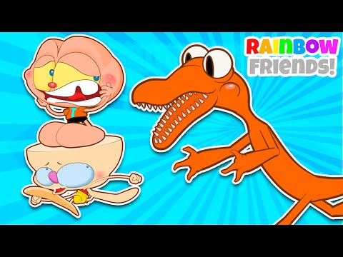 Mongo e Drongo em Rainbow Friends VS Orange - Parte 3