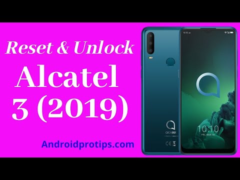 How to Reset & Unlock Alcatel 3 2019
