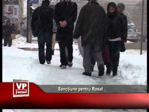 Sancțiune pentru Rosal