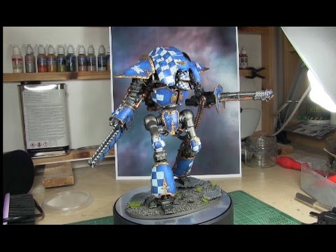 Painting Cerastus Knight Acheron - Forgeworld (Airbrush and Masking)