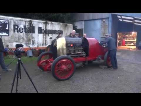 Fiat S76. 1911. 28.4 litres. 4 cylinders. Start-up 28th Nov 2014.