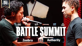 Zeebra vs Authority BATTLE SUMMIT Zeebra vs Authority BATTLE SUMMIT