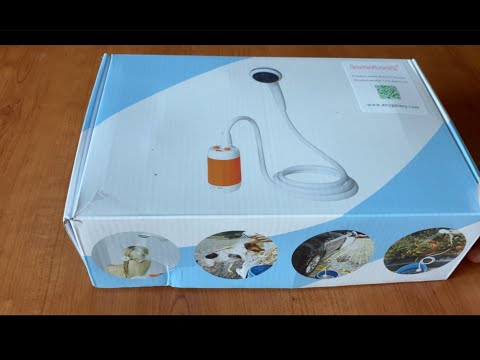 Kit de Ducha con Batería integrada, para Camping, Playa y para casa