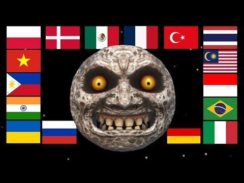 Majora Mask Moon | Lunar Moon in different languages meme